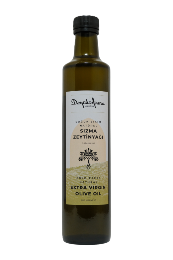 Soğuk Sıkım Naturel Sızma Orta Hasat Zeytinyağı  (500 ML)