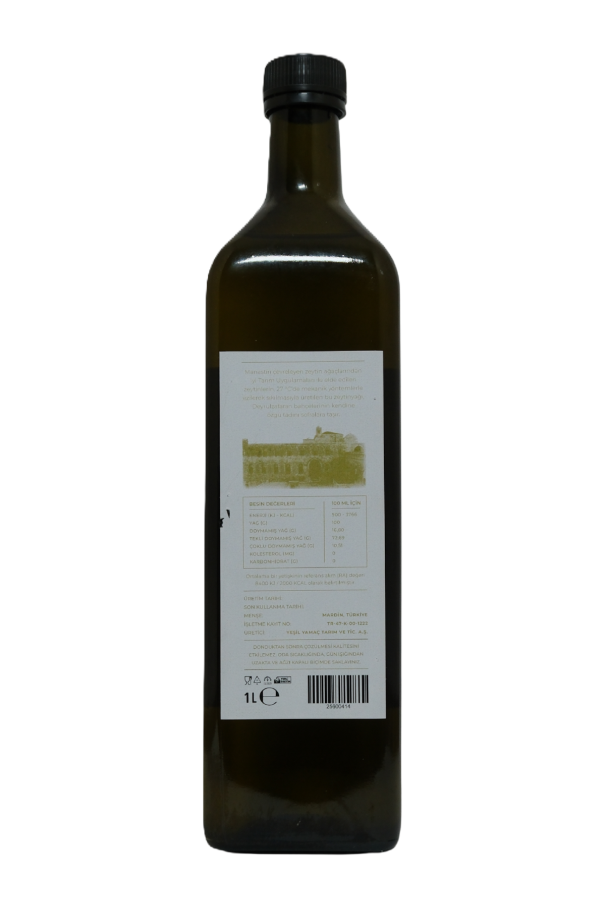 Soğuk Sıkım Naturel Sızma Zeytinyağı (1 LT)