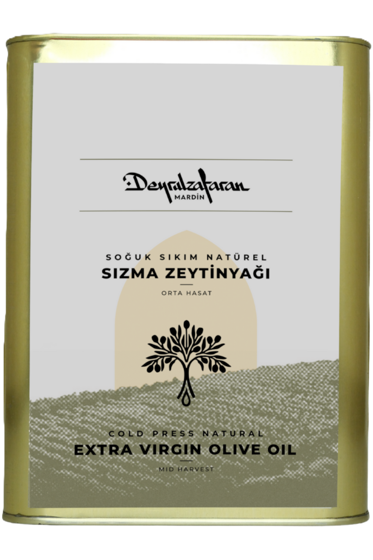 Soğuk Sıkım Naturel Sızma Orta Hasat Zeytinyağı (3 Lt)