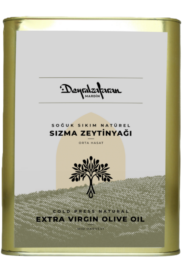 Soğuk Sıkım Naturel Sızma Orta Hasat Zeytinyağı (3 Lt)